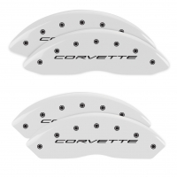 E25230 COVER SET-BRAKE CALIPER-CORVETTE ENGRAVED-20-26